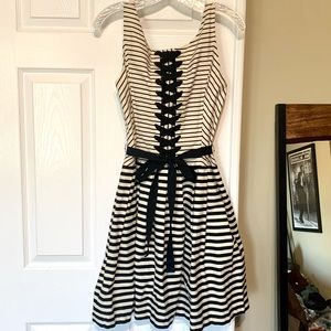 Anthropologie coreylynncalter dress lace back pockets size 10